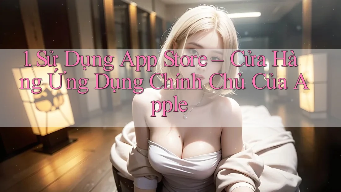 1. Sử Dụng App Store – Cửa Hàng Ứng Dụng Chính Chủ Của Apple