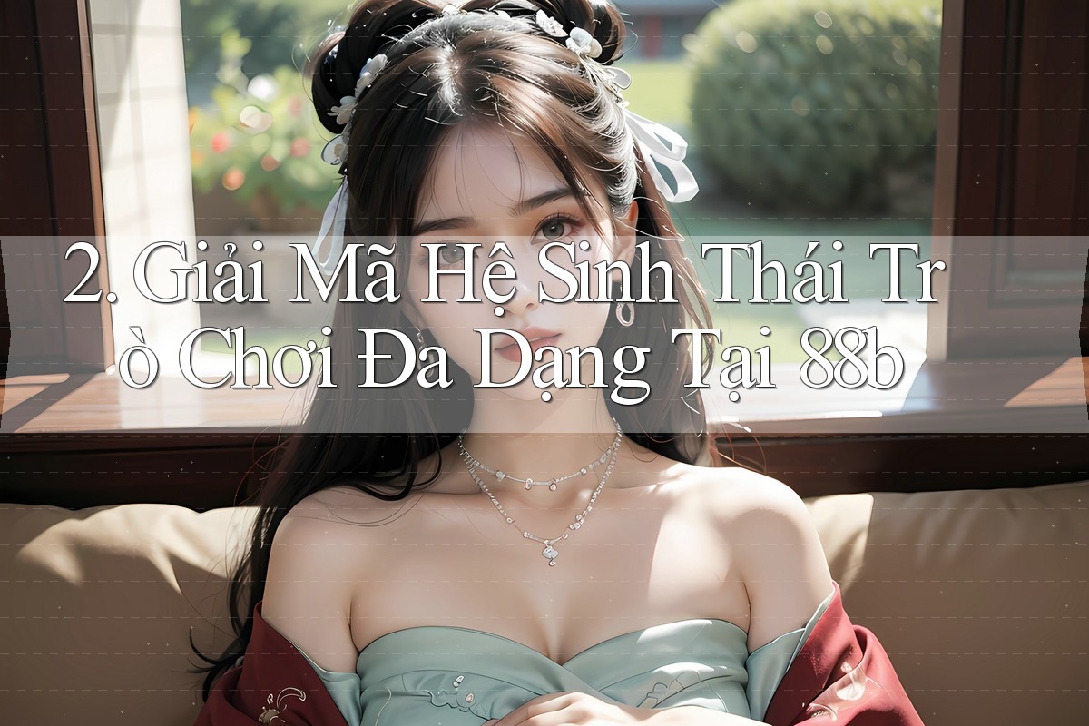 2. Giải Mã Hệ Sinh Thái Trò Chơi Đa Dạng Tại 88b 2. Giải Mã Hệ Sinh Thái Trò Chơi Đa Dạng Tại 88b