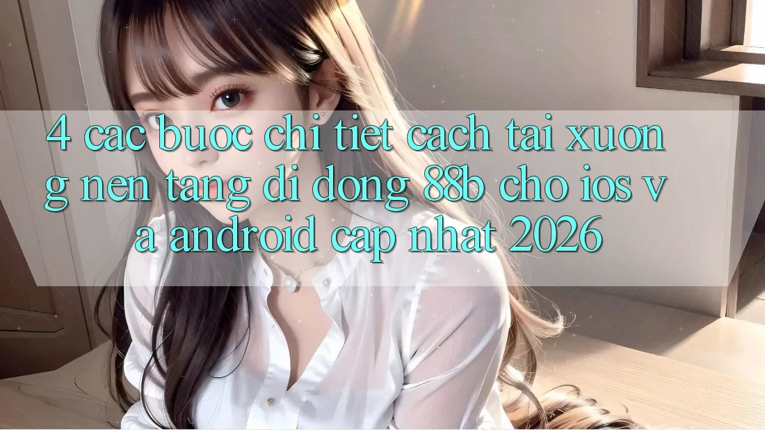 4. Các bước Chi Tiết Cách Tải xuống Nền tảng di động 88b Cho iOS và Android (Cập Nhật 2026) 4. Các bước Chi Tiết Cách Tải xuống Nền tảng di động 88b Cho iOS và Android (Cập Nhật 2026)