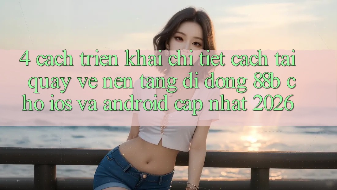 4. Cách triển khai Chi Tiết Cách Tải quay về Nền tảng di động 88b Cho iOS và Android (Cập Nhật 2026)