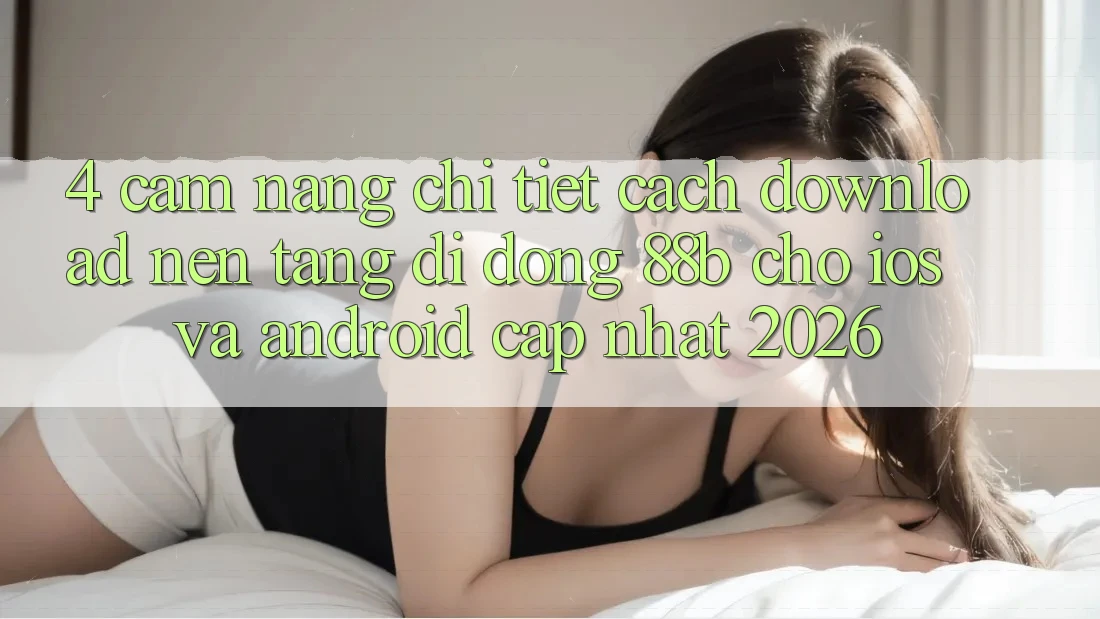 4. Cẩm nang Chi Tiết Cách Download Nền tảng di động 88b Cho iOS và Android (Cập Nhật 2026) 4. Cẩm nang Chi Tiết Cách Download Nền tảng di động 88b Cho iOS và Android (Cập Nhật 2026)