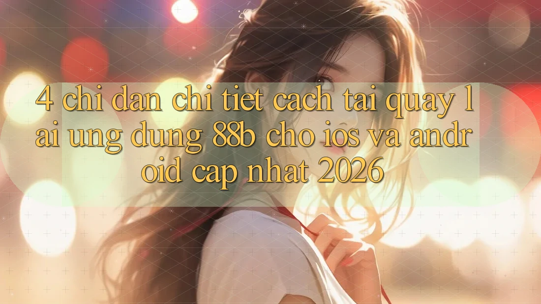4. Chỉ dẫn Chi Tiết Cách Tải quay lại Ứng dụng 88b Cho iOS và Android (Cập Nhật 2026) 4. Chỉ dẫn Chi Tiết Cách Tải quay lại Ứng dụng 88b Cho iOS và Android (Cập Nhật 2026)