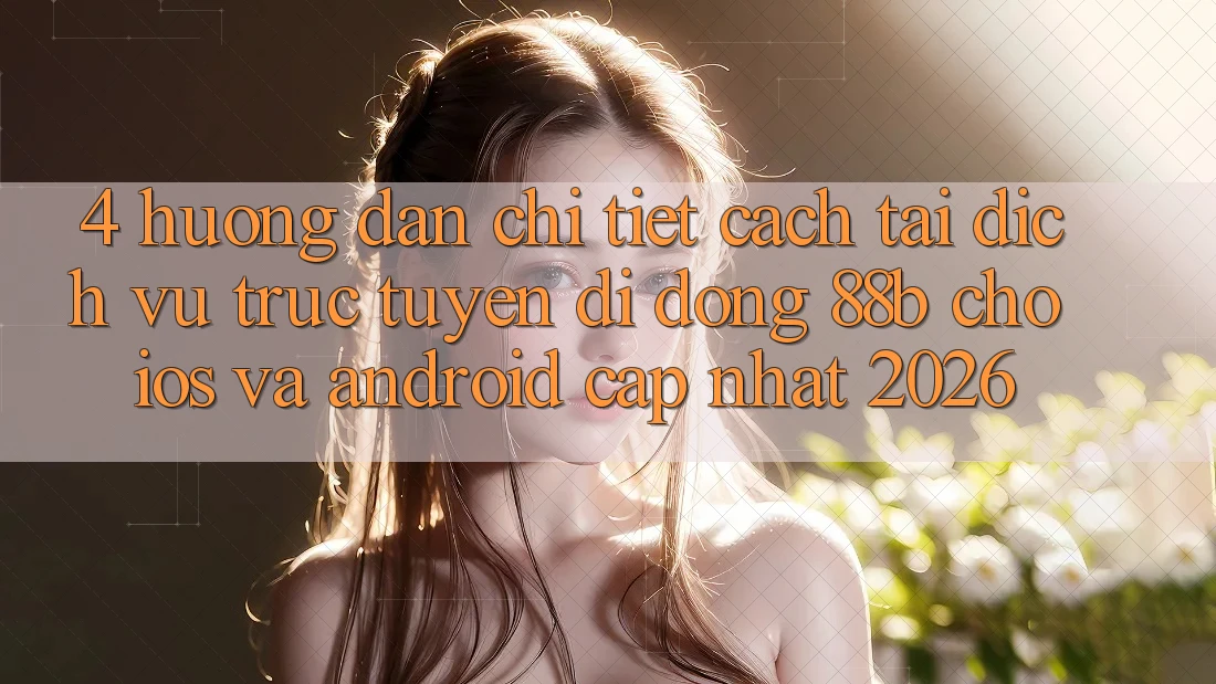 4. Hướng Dẫn Chi Tiết Cách Tải Dịch vụ trực tuyến di động 88b Cho iOS và Android (Cập Nhật 2026) 4. Hướng Dẫn Chi Tiết Cách Tải Dịch vụ trực tuyến di động 88b Cho iOS và Android (Cập Nhật 2026)