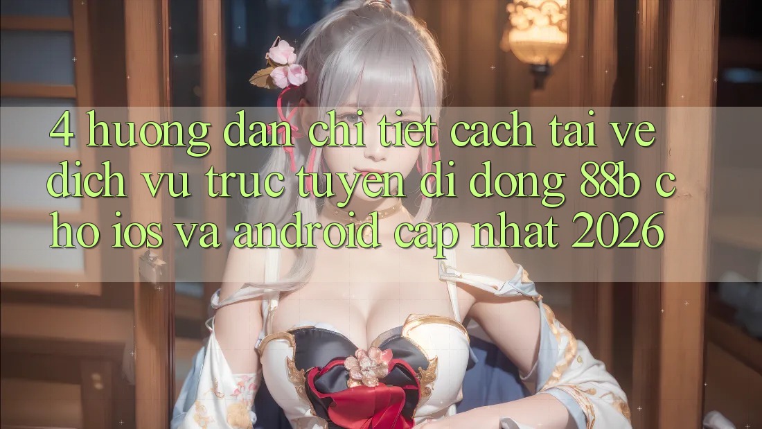 4. Hướng Dẫn Chi Tiết Cách Tải về Dịch vụ trực tuyến di động 88b Cho iOS và Android (Cập Nhật 2026) 4. Hướng Dẫn Chi Tiết Cách Tải về Dịch vụ trực tuyến di động 88b Cho iOS và Android (Cập Nhật 2026)