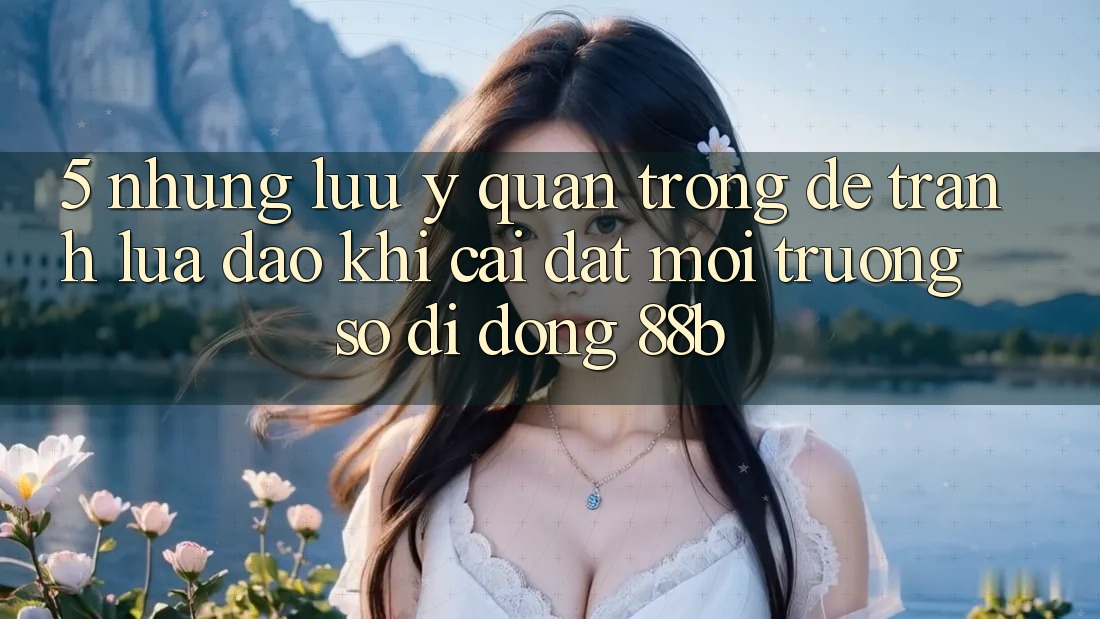 5. Những Lưu Ý Quan Trọng Để Tránh Lừa Đảo Khi Cài đặt Môi trường số di động 88b 5. Những Lưu Ý Quan Trọng Để Tránh Lừa Đảo Khi Cài đặt Môi trường số di động 88b