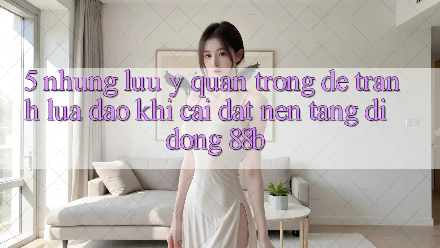 5. Những Lưu Ý Quan Trọng Để Tránh Lừa Đảo Khi Cài đặt Nền tảng di động 88b 5. Những Lưu Ý Quan Trọng Để Tránh Lừa Đảo Khi Cài đặt Nền tảng di động 88b