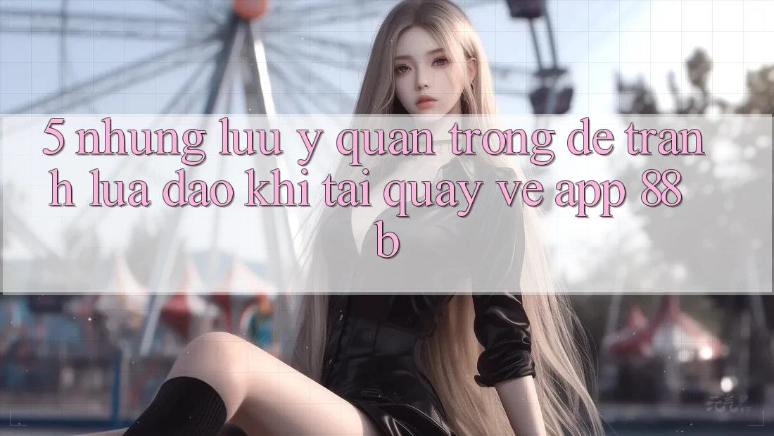 5. Những Lưu Ý Quan Trọng Để Tránh Lừa Đảo Khi Tải quay về App 88b 5. Những Lưu Ý Quan Trọng Để Tránh Lừa Đảo Khi Tải quay về App 88b