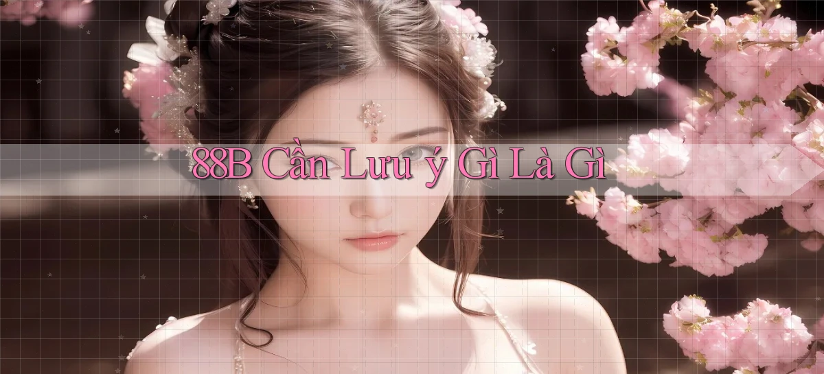 88b cần lưu ý gì là gì