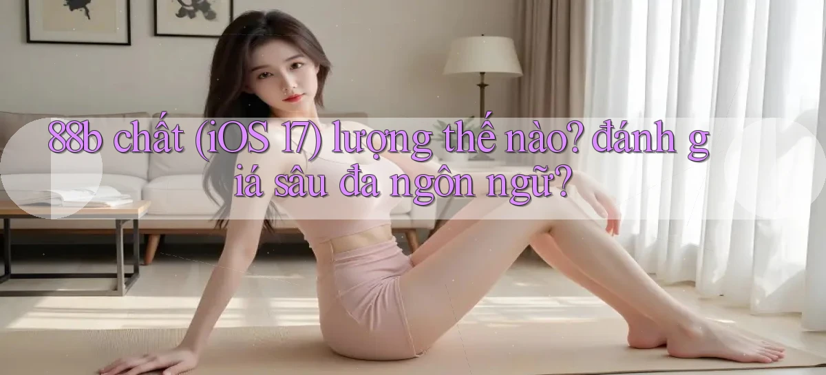 88b chất (iOS 17) lượng thế nào đánh giá sâu đa ngôn ngữ