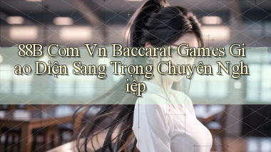 88b com vn baccarat games giao diện sang trọng chuyên nghiệp