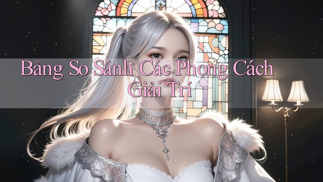 Bảng So Sánh Các Phong Cách Giải Trí Bảng So Sánh Các Phong Cách Giải Trí