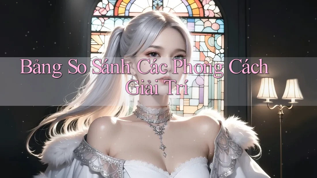 Bảng So Sánh Các Phong Cách Giải Trí Bảng So Sánh Các Phong Cách Giải Trí