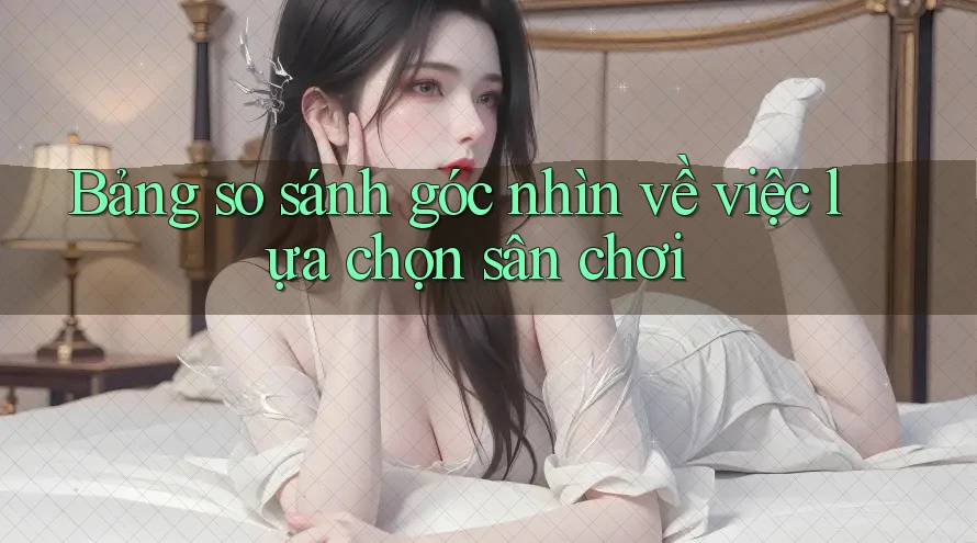 Bảng so sánh góc nhìn về việc lựa chọn sân chơi Bảng so sánh góc nhìn về việc lựa chọn sân chơi