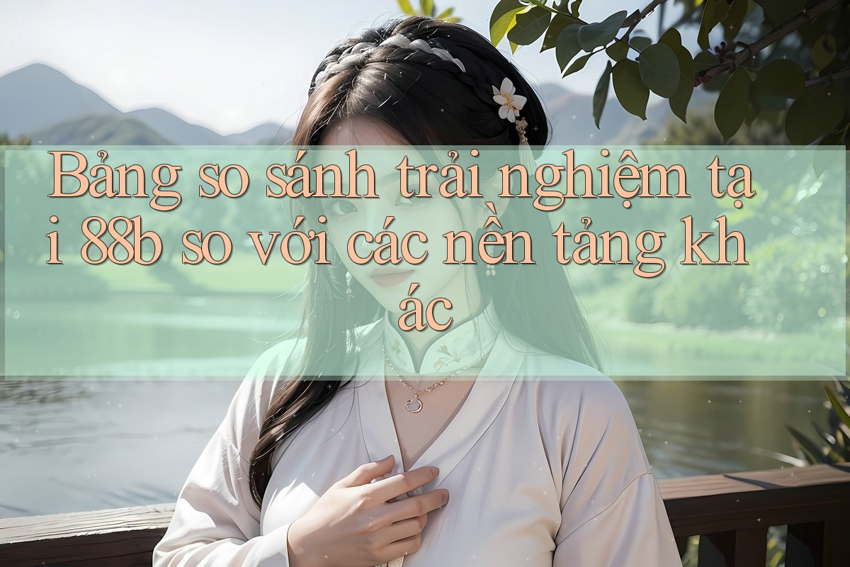 Bảng so sánh trải nghiệm tại 88b so với các nền tảng khác Bảng so sánh trải nghiệm tại 88b so với các nền tảng khác