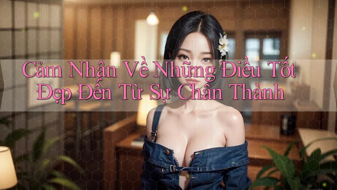 Cảm Nhận Về Những Điều Tốt Đẹp Đến Từ Sự Chân Thành Cảm Nhận Về Những Điều Tốt Đẹp Đến Từ Sự Chân Thành