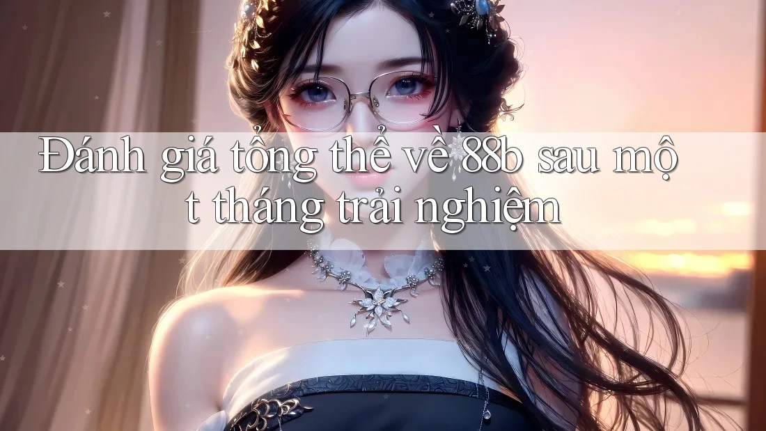 Đánh giá tổng thể về 88b sau một tháng trải nghiệm Đánh giá tổng thể về 88b sau một tháng trải nghiệm
