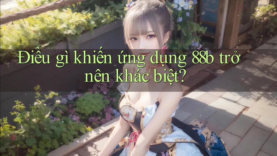 Điều gì khiến ứng dụng 88b trở nên khác biệt? Điều gì khiến ứng dụng 88b trở nên khác biệt?