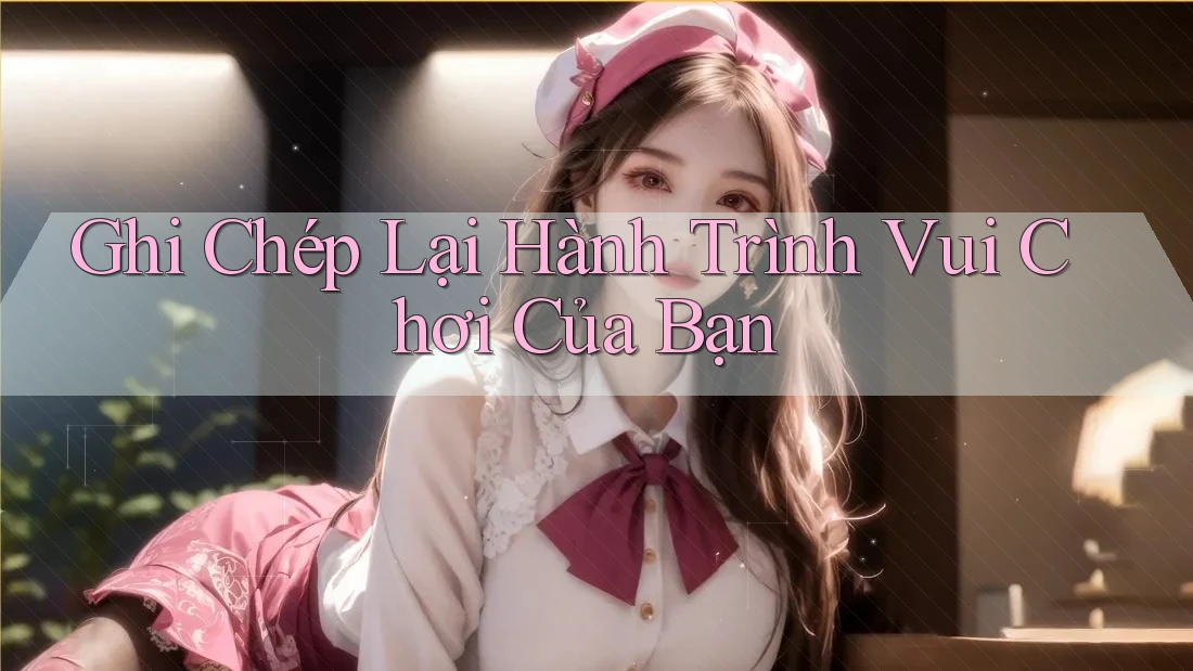 Ghi Chép Lại Hành Trình Vui Chơi Của Bạn Ghi Chép Lại Hành Trình Vui Chơi Của Bạn
