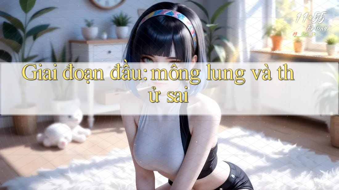 Giai đoạn đầu: mông lung và thử sai Giai đoạn đầu: mông lung và thử sai