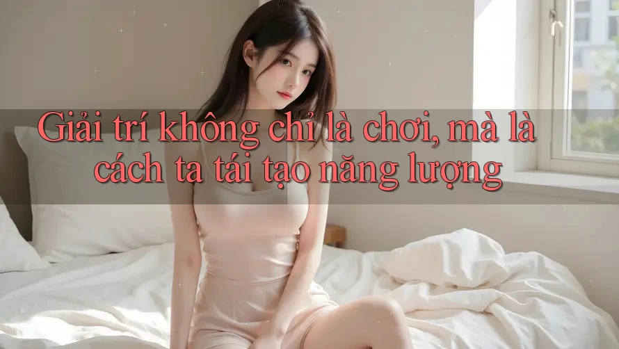 Giải trí không chỉ là chơi, mà là cách ta tái tạo năng lượng Giải trí không chỉ là chơi, mà là cách ta tái tạo năng lượng