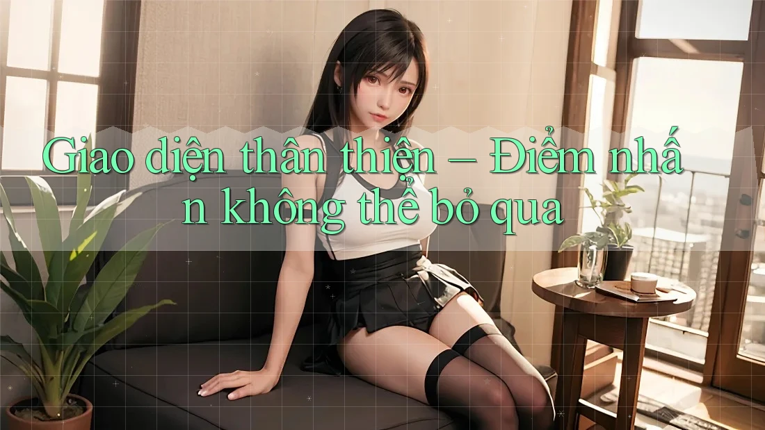 Giao diện thân thiện – Điểm nhấn không thể bỏ qua Giao diện thân thiện – Điểm nhấn không thể bỏ qua