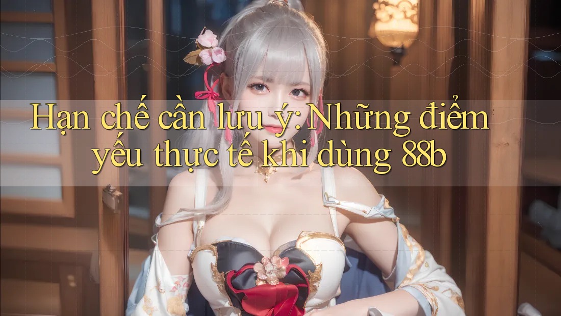 Hạn chế cần lưu ý: Những điểm yếu thực tế khi dùng 88b Hạn chế cần lưu ý: Những điểm yếu thực tế khi dùng 88b