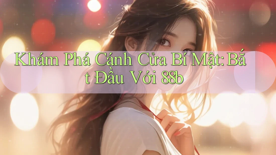 Khám Phá Cánh Cửa Bí Mật: Bắt Đầu Với 88b Khám Phá Cánh Cửa Bí Mật: Bắt Đầu Với 88b