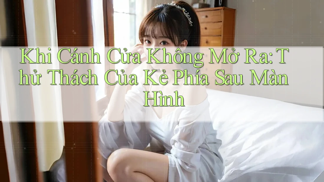 Khi Cánh Cửa Không Mở Ra: Thử Thách Của Kẻ Phía Sau Màn Hình Khi Cánh Cửa Không Mở Ra: Thử Thách Của Kẻ Phía Sau Màn Hình