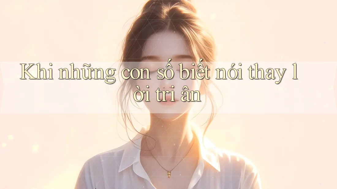 Khi những con số biết nói thay lời tri ân