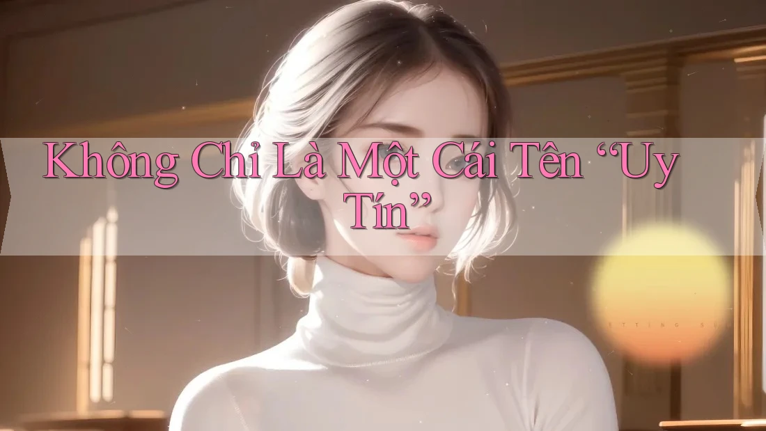 Không Chỉ Là Một Cái Tên “Uy Tín” Không Chỉ Là Một Cái Tên “Uy Tín”