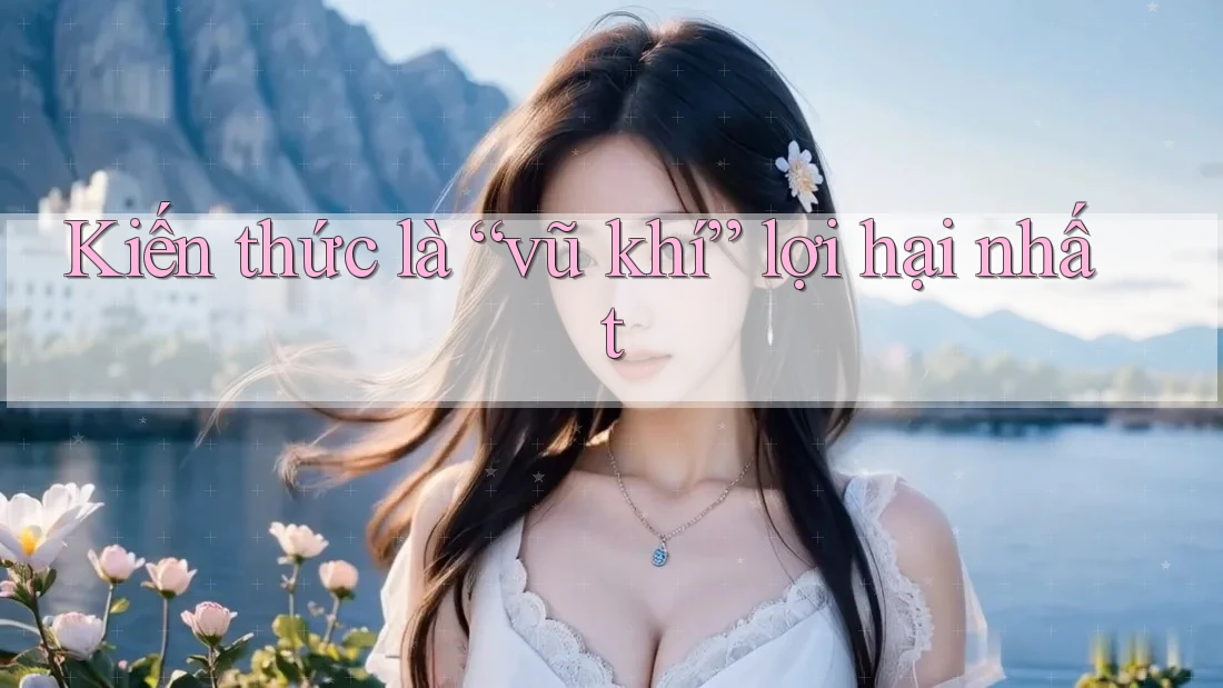 Kiến thức là “vũ khí” lợi hại nhất Kiến thức là “vũ khí” lợi hại nhất