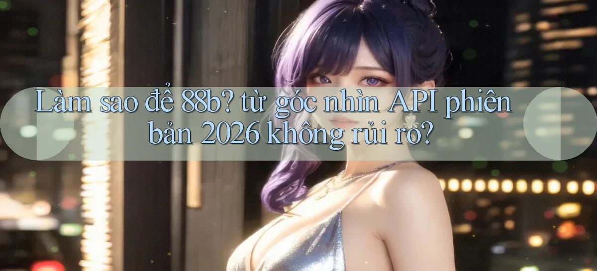 Làm sao để 88b từ góc nhìn API phiên bản 2026 không rủi ro