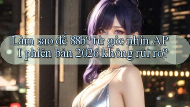 Làm sao để 88b từ góc nhìn API phiên bản 2026 không rủi ro