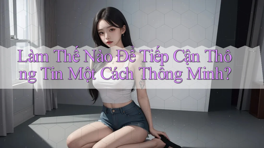 Làm Thế Nào Để Tiếp Cận Thông Tin Một Cách Thông Minh? Làm Thế Nào Để Tiếp Cận Thông Tin Một Cách Thông Minh?