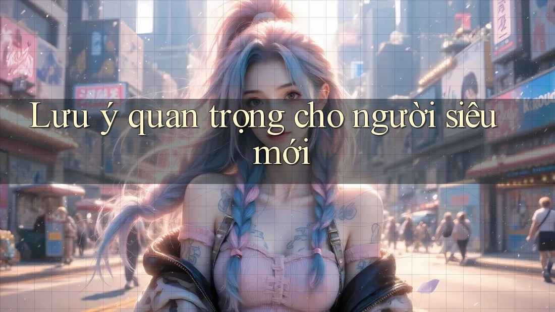 Lưu ý quan trọng cho người siêu mới Lưu ý quan trọng cho người siêu mới