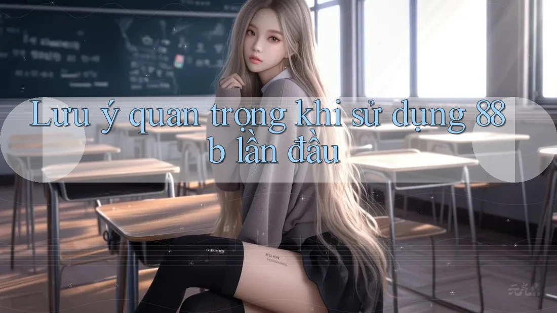 Lưu ý quan trọng khi sử dụng 88b lần đầu Lưu ý quan trọng khi sử dụng 88b lần đầu