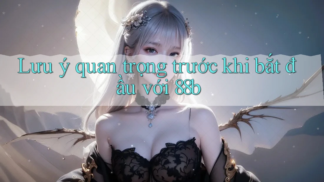 Lưu ý quan trọng trước khi bắt đầu với 88b