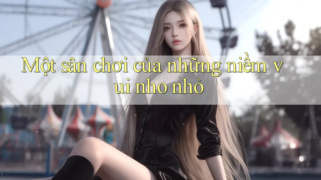 Một sân chơi của những niềm vui nho nhỏ Một sân chơi của những niềm vui nho nhỏ