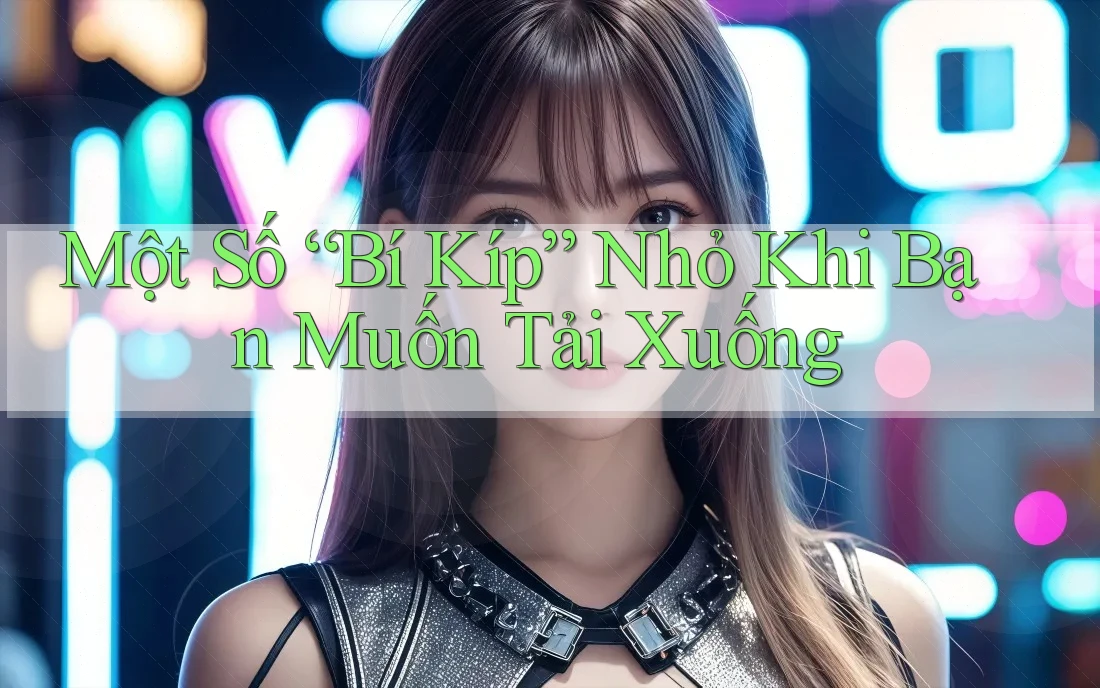Một Số “Bí Kíp” Nhỏ Khi Bạn Muốn Tải Xuống Một Số “Bí Kíp” Nhỏ Khi Bạn Muốn Tải Xuống