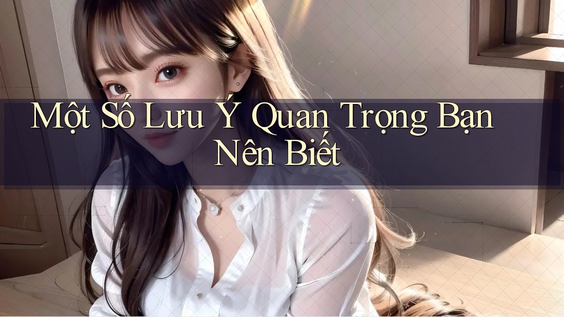 Một Số Lưu Ý Quan Trọng Bạn Nên Biết Một Số Lưu Ý Quan Trọng Bạn Nên Biết