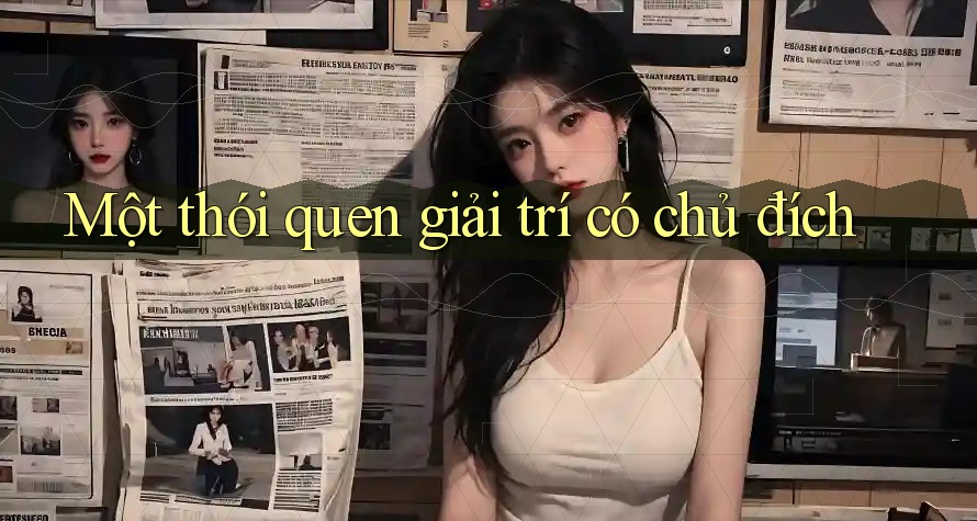 Một thói quen giải trí có chủ đích Một thói quen giải trí có chủ đích