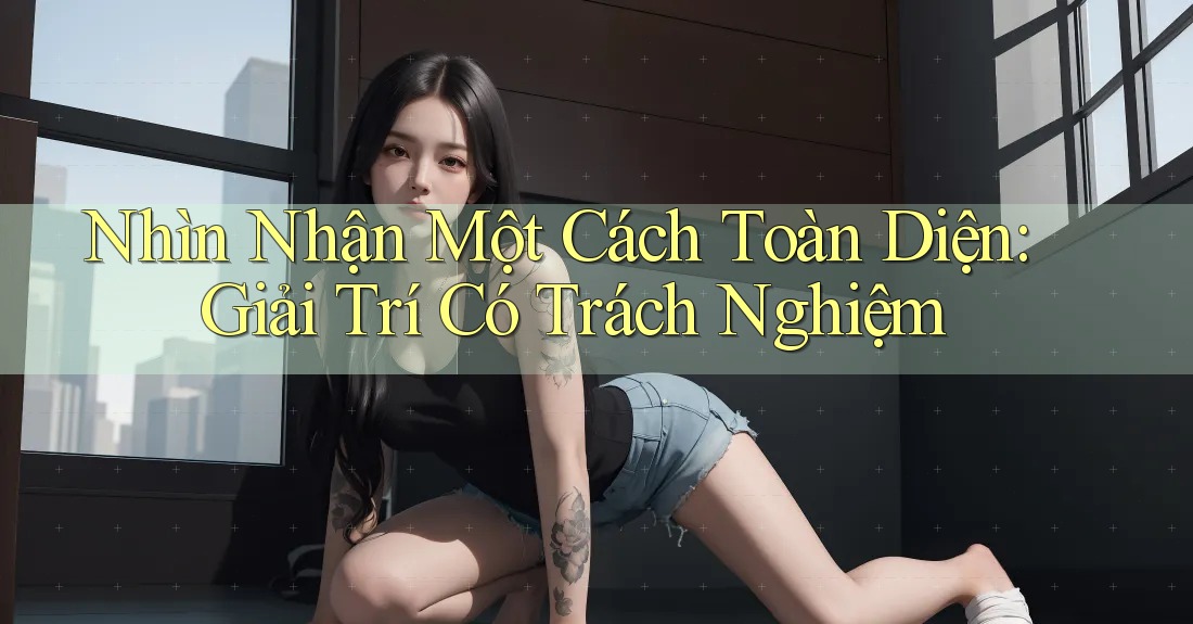 Nhìn Nhận Một Cách Toàn Diện: Giải Trí Có Trách Nghiệm Nhìn Nhận Một Cách Toàn Diện: Giải Trí Có Trách Nghiệm