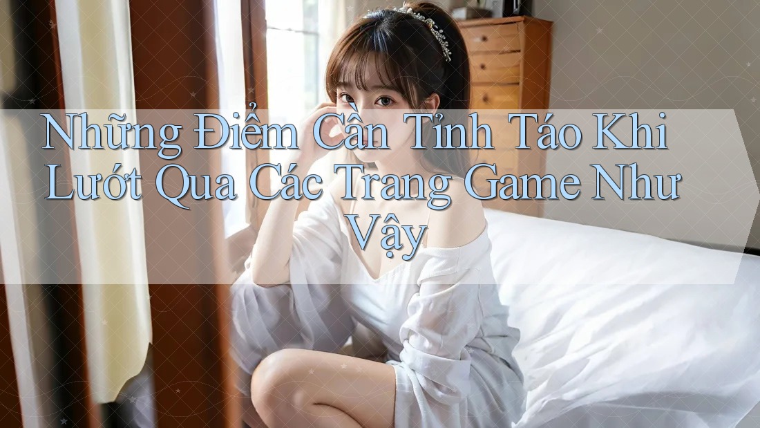 Những Điểm Cần Tỉnh Táo Khi Lướt Qua Các Trang Game Như Vậy Những Điểm Cần Tỉnh Táo Khi Lướt Qua Các Trang Game Như Vậy