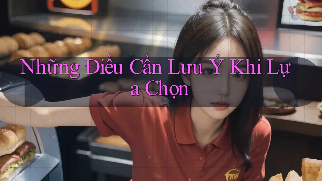 Những Điều Cần Lưu Ý Khi Lựa Chọn