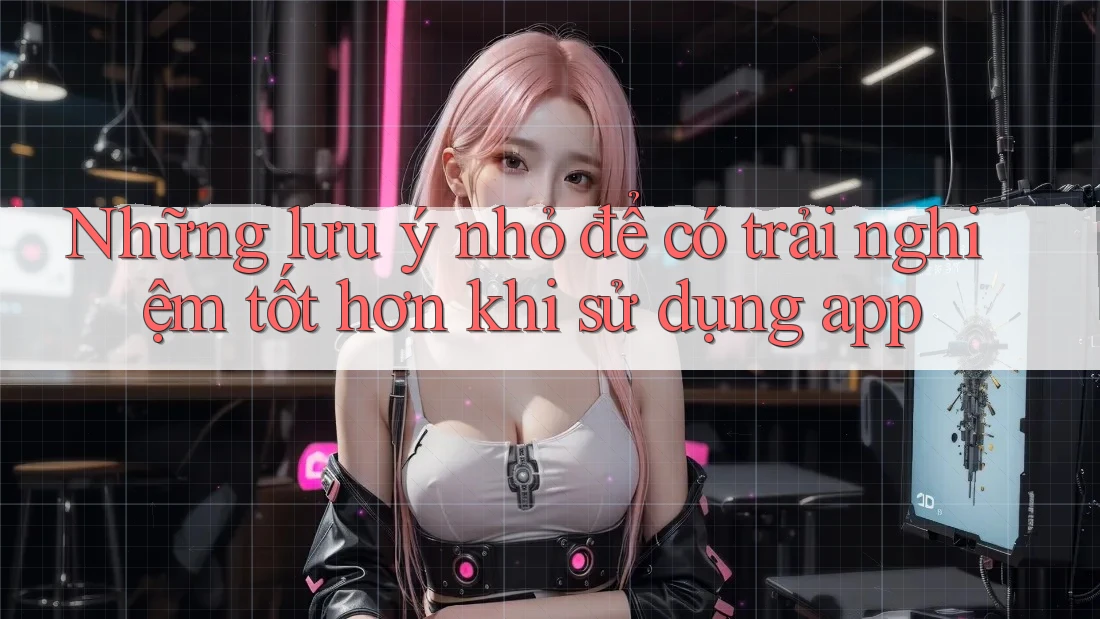 Những lưu ý nhỏ để có trải nghiệm tốt hơn khi sử dụng app Những lưu ý nhỏ để có trải nghiệm tốt hơn khi sử dụng app