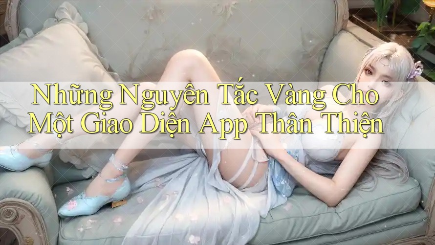 Những Nguyên Tắc Vàng Cho Một Giao Diện App Thân Thiện Những Nguyên Tắc Vàng Cho Một Giao Diện App Thân Thiện