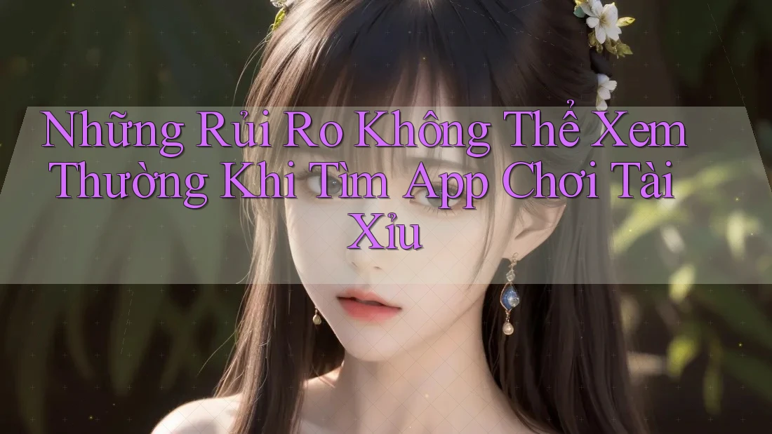 Những Rủi Ro Không Thể Xem Thường Khi Tìm App Chơi Tài Xỉu Những Rủi Ro Không Thể Xem Thường Khi Tìm App Chơi Tài Xỉu