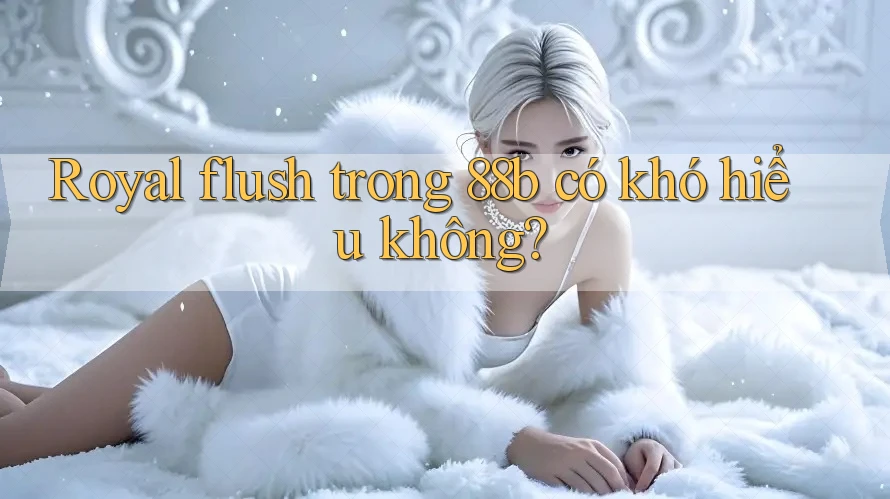 Royal flush trong 88b có khó hiểu không? Royal flush trong 88b có khó hiểu không?