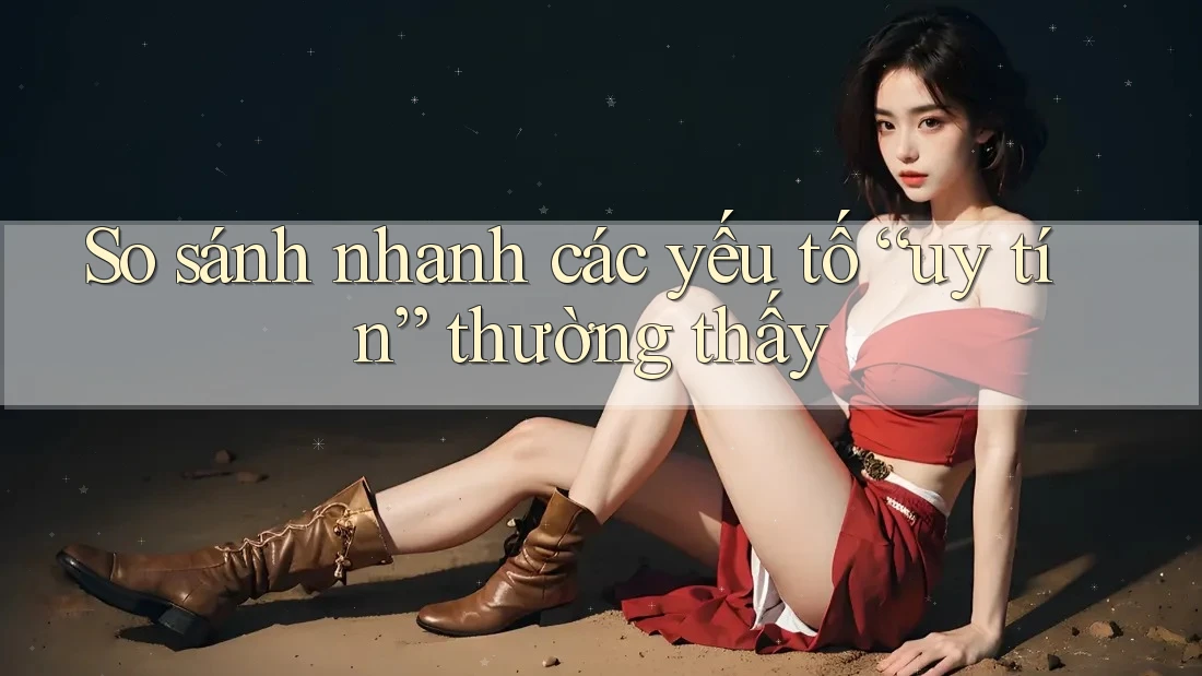 So sánh nhanh các yếu tố “uy tín” thường thấy