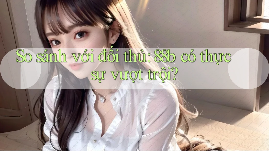 So sánh với đối thủ: 88b có thực sự vượt trội? So sánh với đối thủ: 88b có thực sự vượt trội?